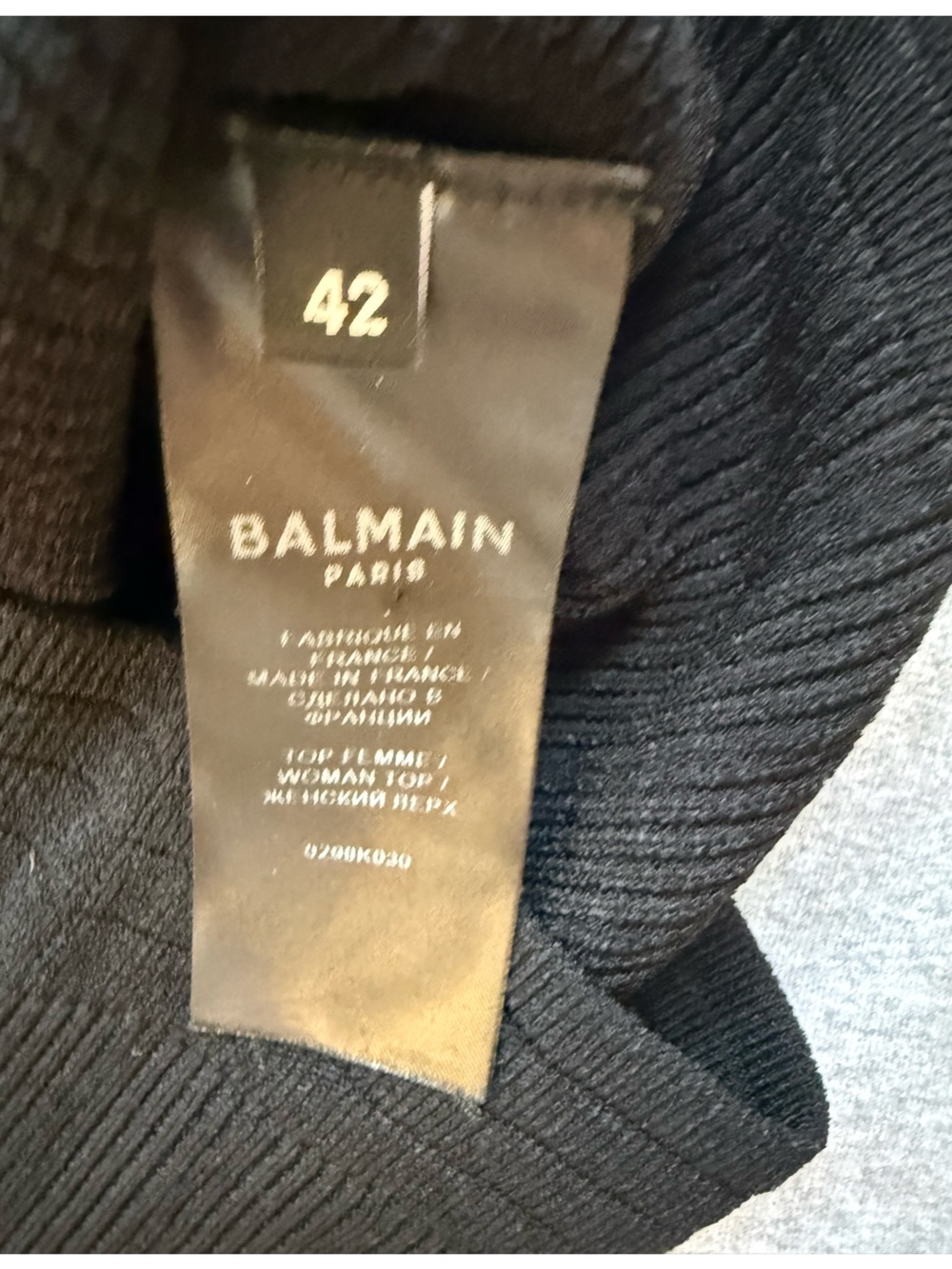 Balmain Paris Ribbed Sweater - Picture 4 of 8